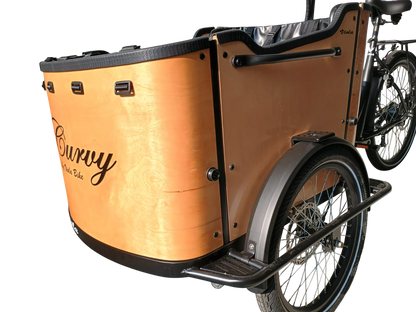 Cargo Bike CURVY Motore Post. (Brown)