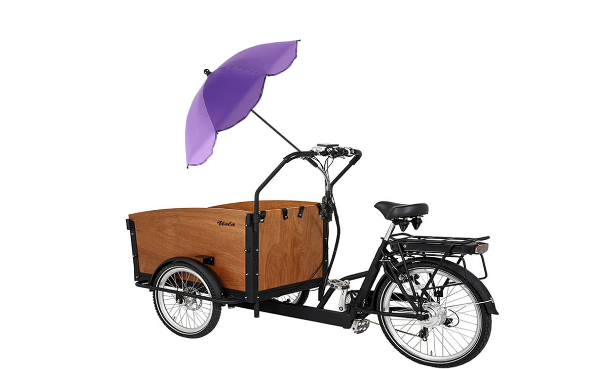 Ombrello protezione UV -antipioggia copertura per cargo bike