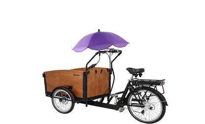 Ombrello protezione UV -universale per cargo bike
